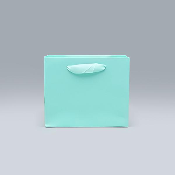 직사각종이가방 가로형2호(22x10x20) 민트