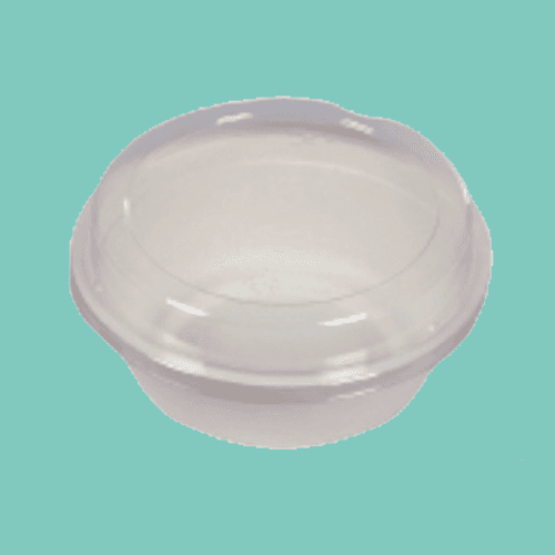 일회용 펄프용기 페트뚜껑 L-014 400개