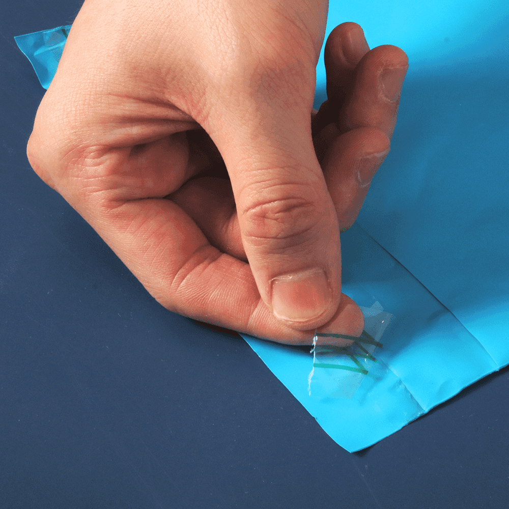 HDPE택배봉투하늘색20cmX28cm 200매