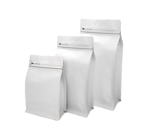 화이트 포켓 박스 파우치 커피원두 봉투 1kg 2000개