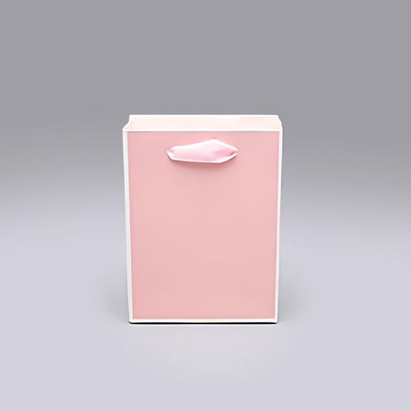 직사각종이가방 세로형5호(30x10x40) 핑크투톤