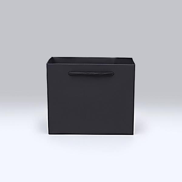 직사각종이가방 가로형와이드(35x13x26) 블랙