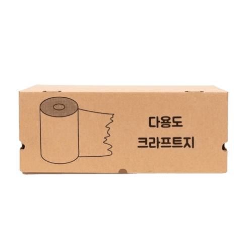 (거치대 일체형) 다용도 롤 종이 완충재
