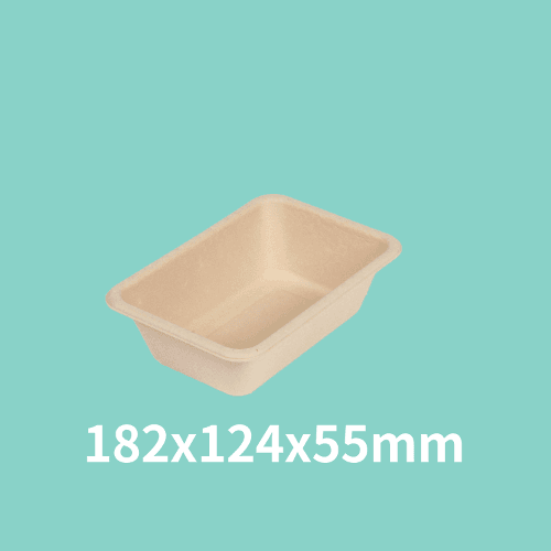 대나무 도시락 펄프용기 1구 70호(700ml) 500개