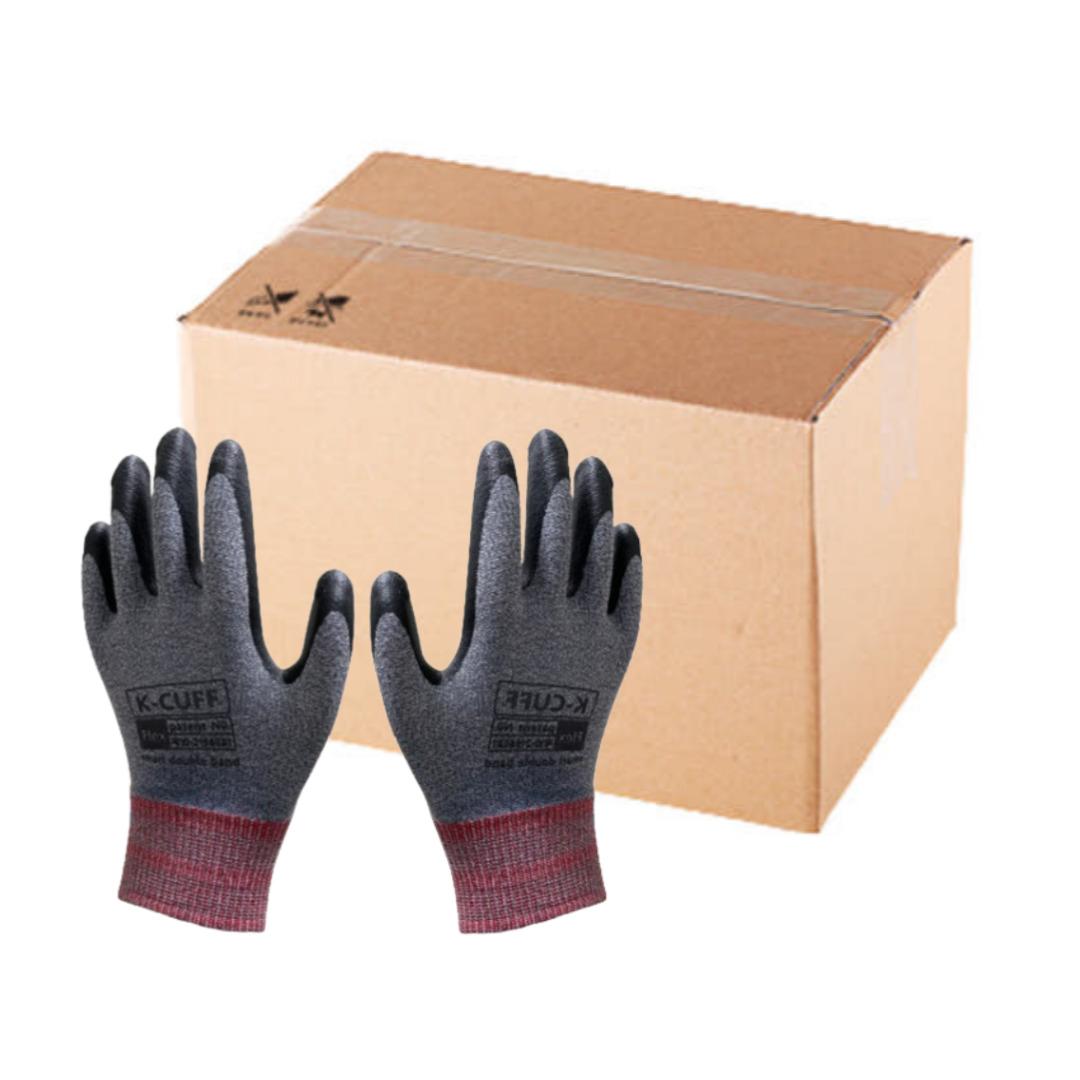 [무료배송]국내생산 K-CUFF 스마트 더블밴드 코팅장갑 S 사이즈 100세트 1BOX