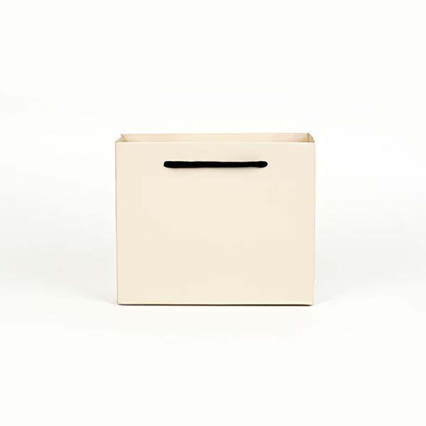직사각종이가방 가로형2호(22x10x20) 연베이지