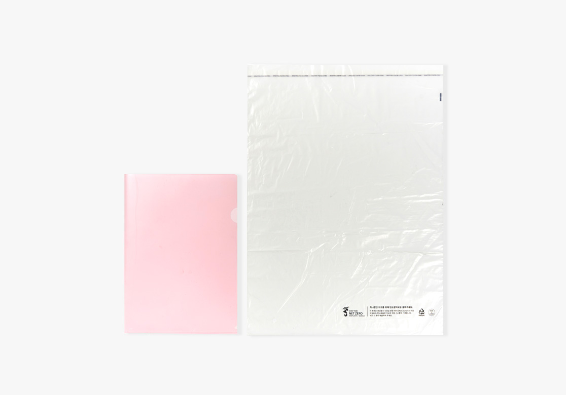 친환경 반투명 속비닐 38 x 47 + 4cm [대] 100장