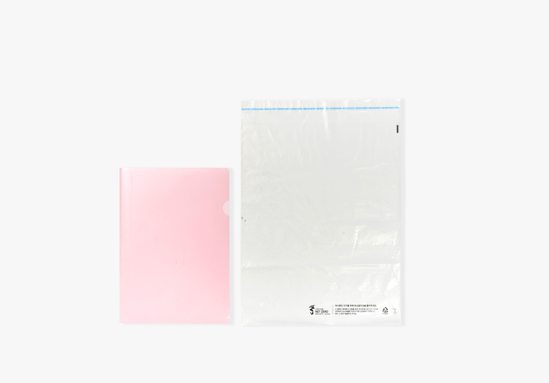 친환경 반투명 속비닐 32 x 40 + 4cm [중] 100장